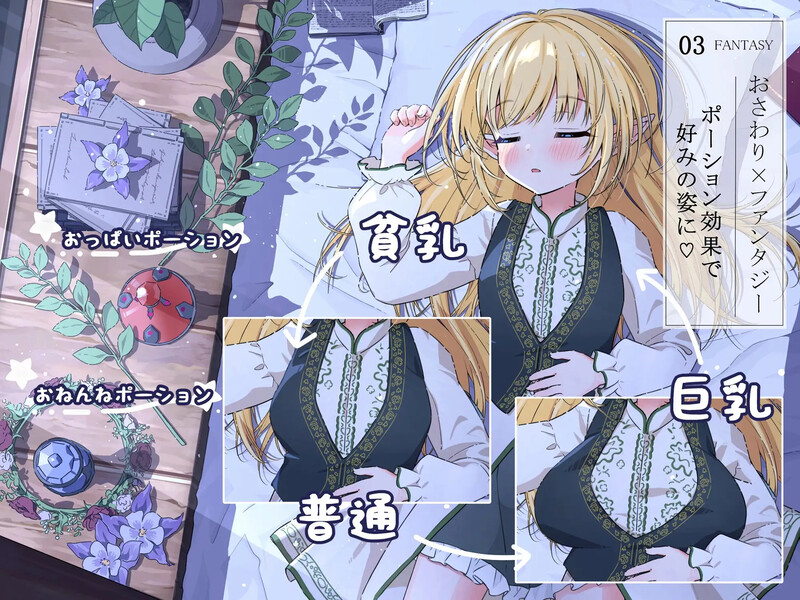 图片[3]-DL11月新作【互动SLG/触摸抚摸/动态】触摸幻想 喜欢书的精灵的未知之夜（おさわりファンタジー本好きエルフの知らない夜）V1.0 DL原版生肉【700MB】-爱玩ACG