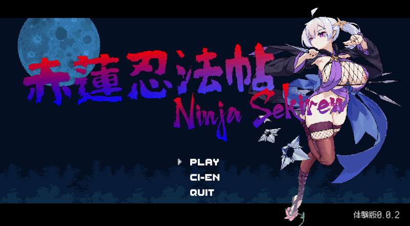 先行体验【动作ACT/像素全动态】赤莲忍法帖（赤蓮忍法帖） Ver0.1.0 机翻版 [590M]-爱玩ACG