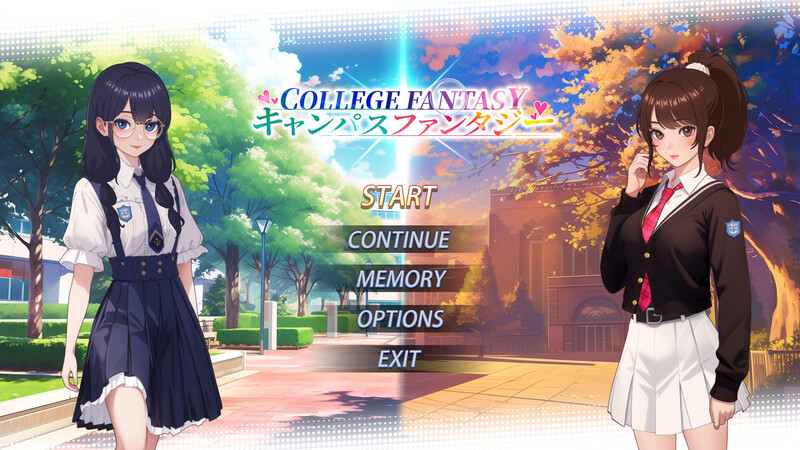 [先行体验]【沙盒SLG/日常生活/都市后宫】校园幻想（College Fantasy） DEMO体验版 官方中文【1.10G】-爱玩ACG