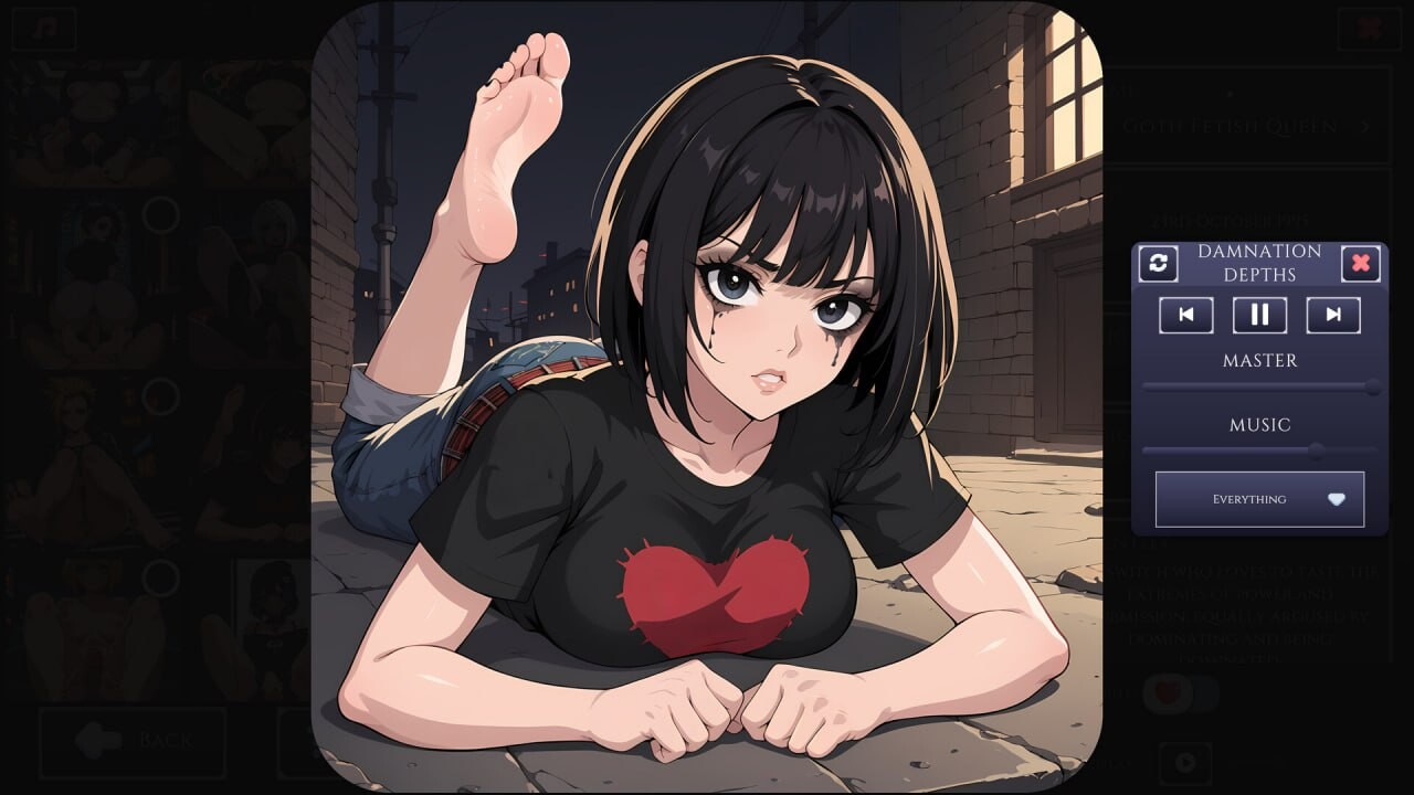 图片[1]-新作[拼图SLG/暗黑幻想] Hentai Senpai: Goth Feet STEAM官方中文步兵版 [750M]-爱玩ACG