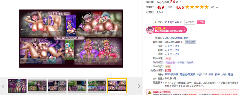 图片[1]-[日式RPG/恶堕] 阿嘿颜之森～Forest of Ahheee!!～ アヘ顔の森～Forest of Ahheee!!～ V1.02 机翻版 [1.60G]-爱玩ACG