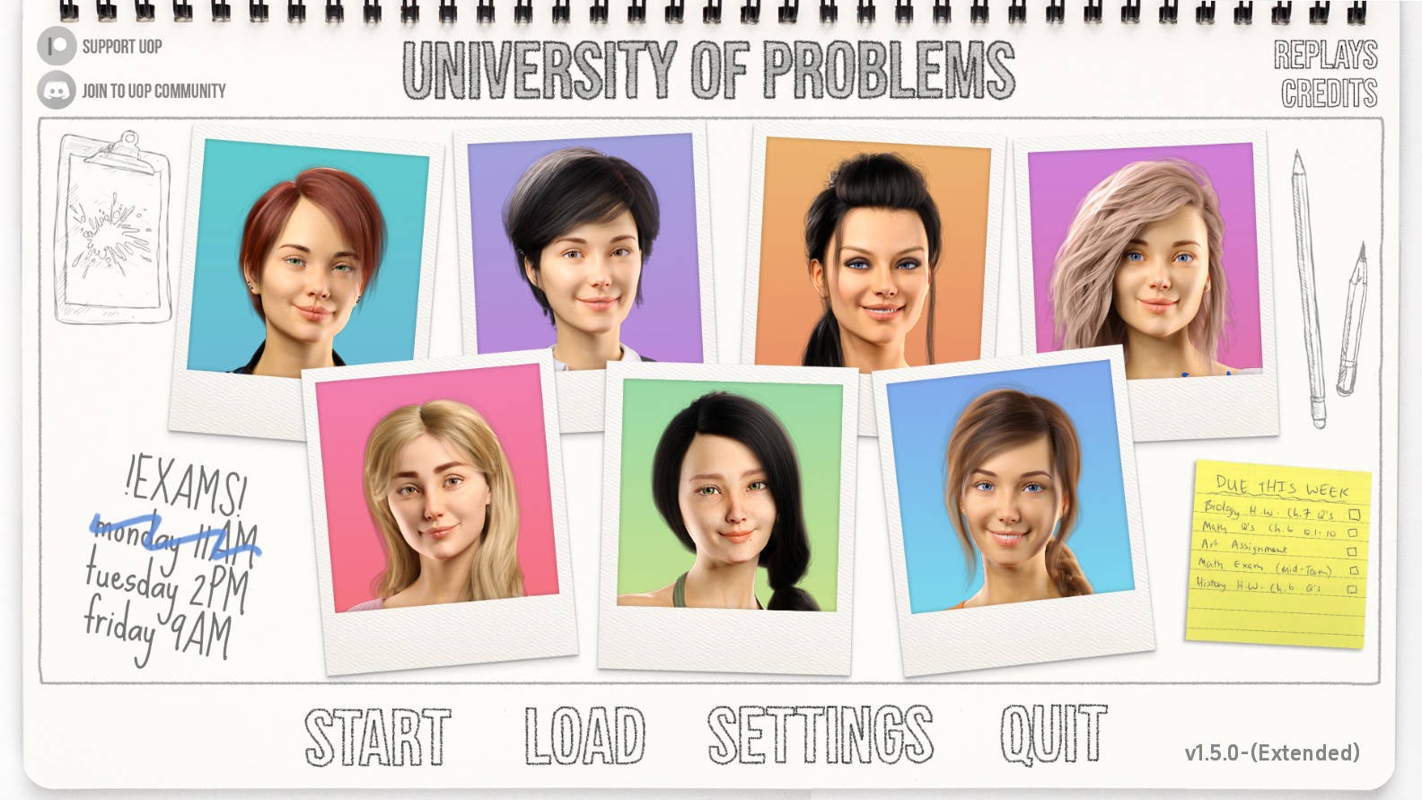 [更新]【欧美SLG/动态】问题大学 学院情缘 University of Problems v1.5.5 Extended 汉化中文【PC+安卓-13GB】-爱玩ACG