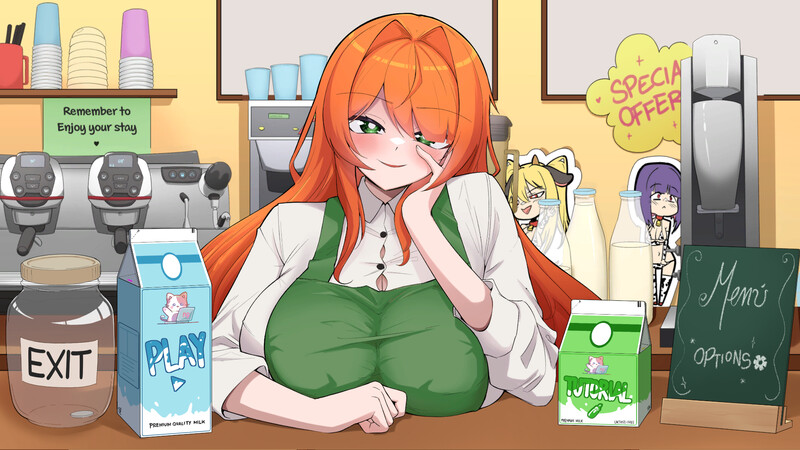 更新【经营SLG/互动养成/全动态】母牛咖啡厅(Cowgirl’s Café)Build.16838641 STEAM官中【1.30G】-爱玩ACG