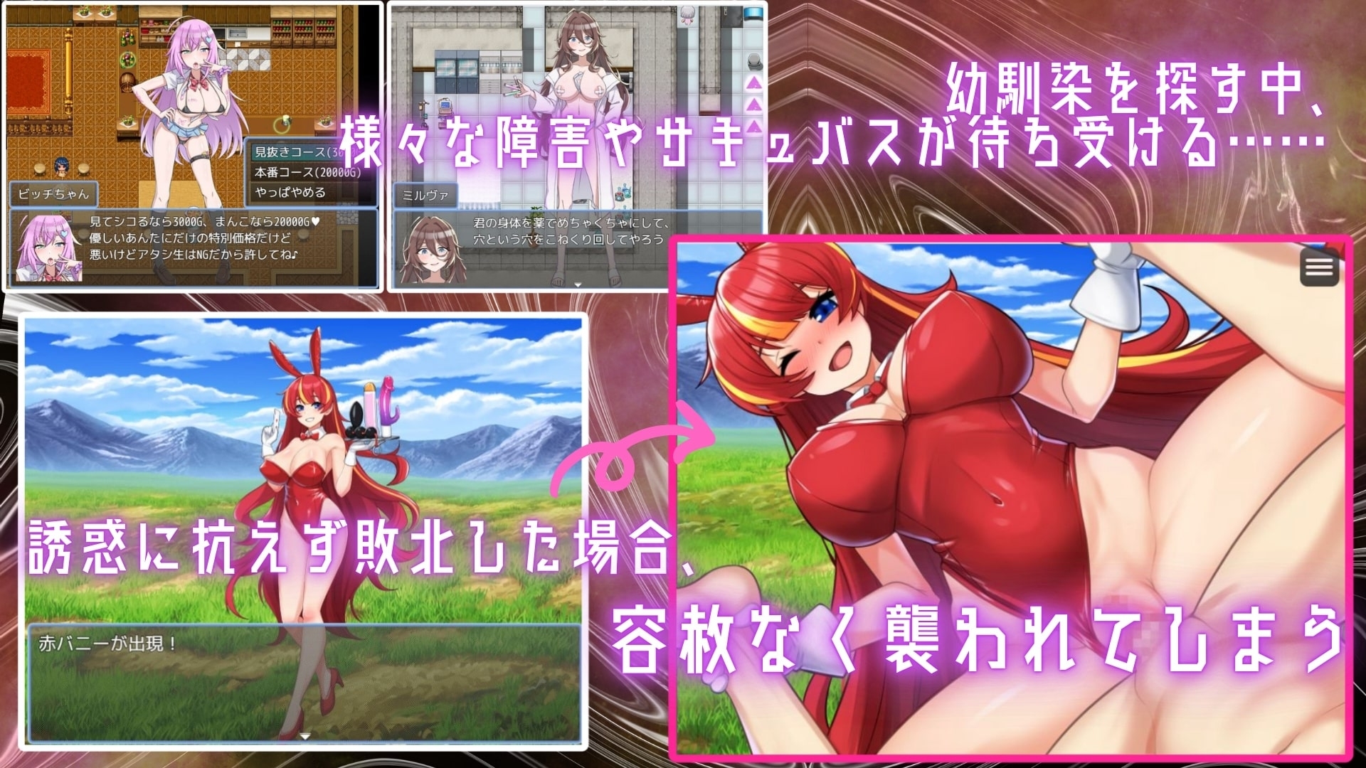 淫魔の本でメイドを探して_負けたらたっぷりマゾ調教されちゃうRPG [えびせんみかん]