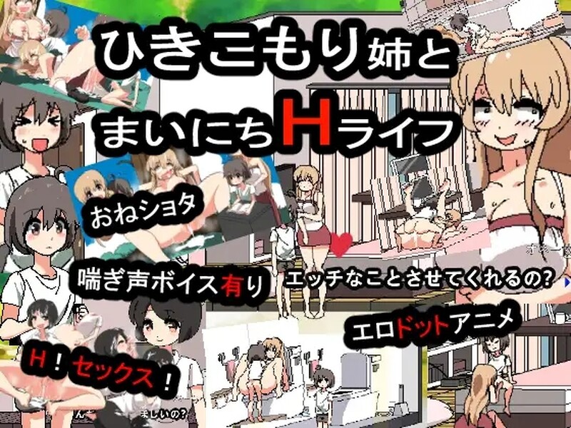 补档【互动SLG/同居生活/像素动态】和家里蹲死宅女姐姐的エロ生活( 引きこもり姉とまいにちHライフ)正式完整版 DL原版生肉【1GB】-爱玩ACG
