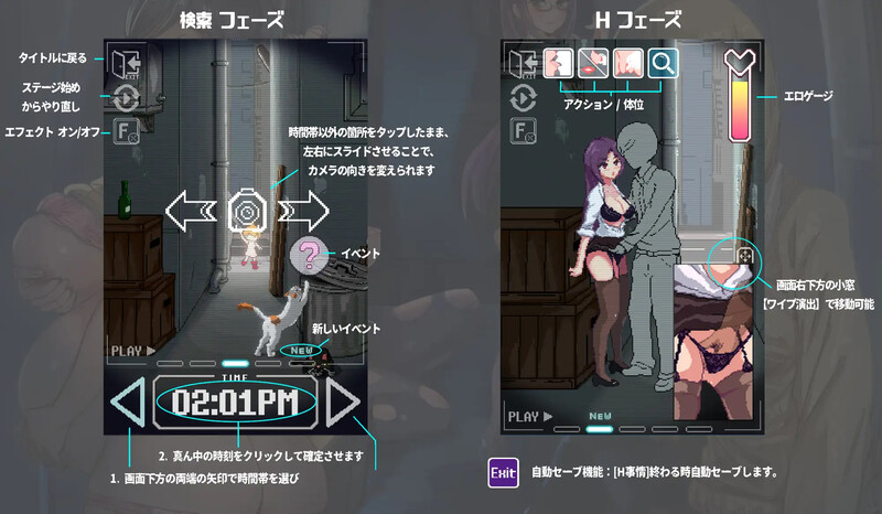 补档【爆款SLG/像素全动态】小巷子里的秘密事情(裏路地ノ事情)V1.13 【PC+安卓-2.10G】-爱玩ACG