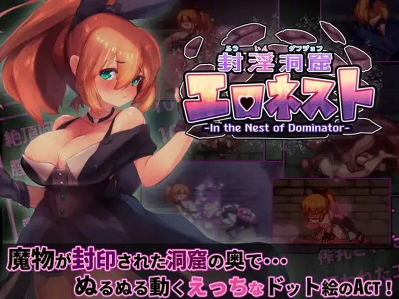 ST12月新作【动作ACT/幻想异种X/像素全动态】封淫洞窟色-情巢穴(封淫洞窟エロネスト)V2.14 STEAM官中+DLC【500MB】-爱玩ACG