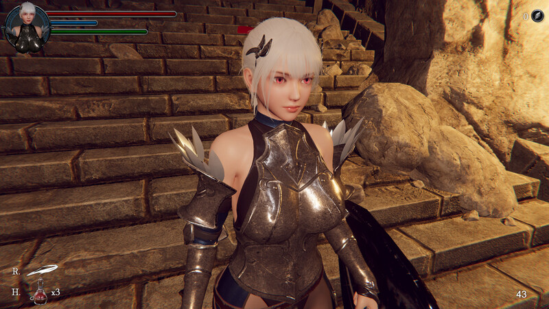 ST12月新作【爆款ACT/3D作品/全动态】地下城的女骑士(地下城の女騎士)STEAM官中步兵【3.40G】-爱玩ACG
