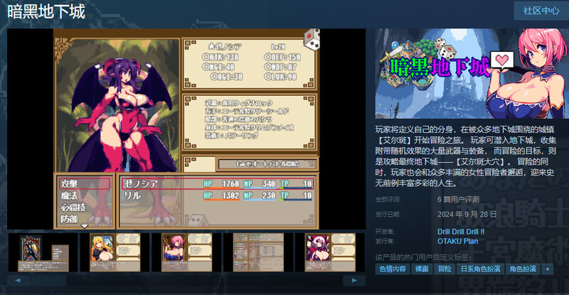 [冒险3D/JRPG] 暗黑地下城 Dungeon And Darkness V1.1 STEAM官中版 [600M]-爱玩ACG