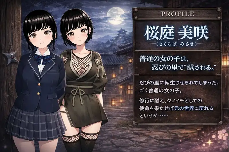 图片[1]-增添AZ[冒险RPG/异世界] 女忍者的心得就是要忍受羞耻感！? くのいちの心得は恥ずかしさに耐えることです！?  内嵌AI汉化版+作弊码 [PC+安卓1.10G]-爱玩ACG
