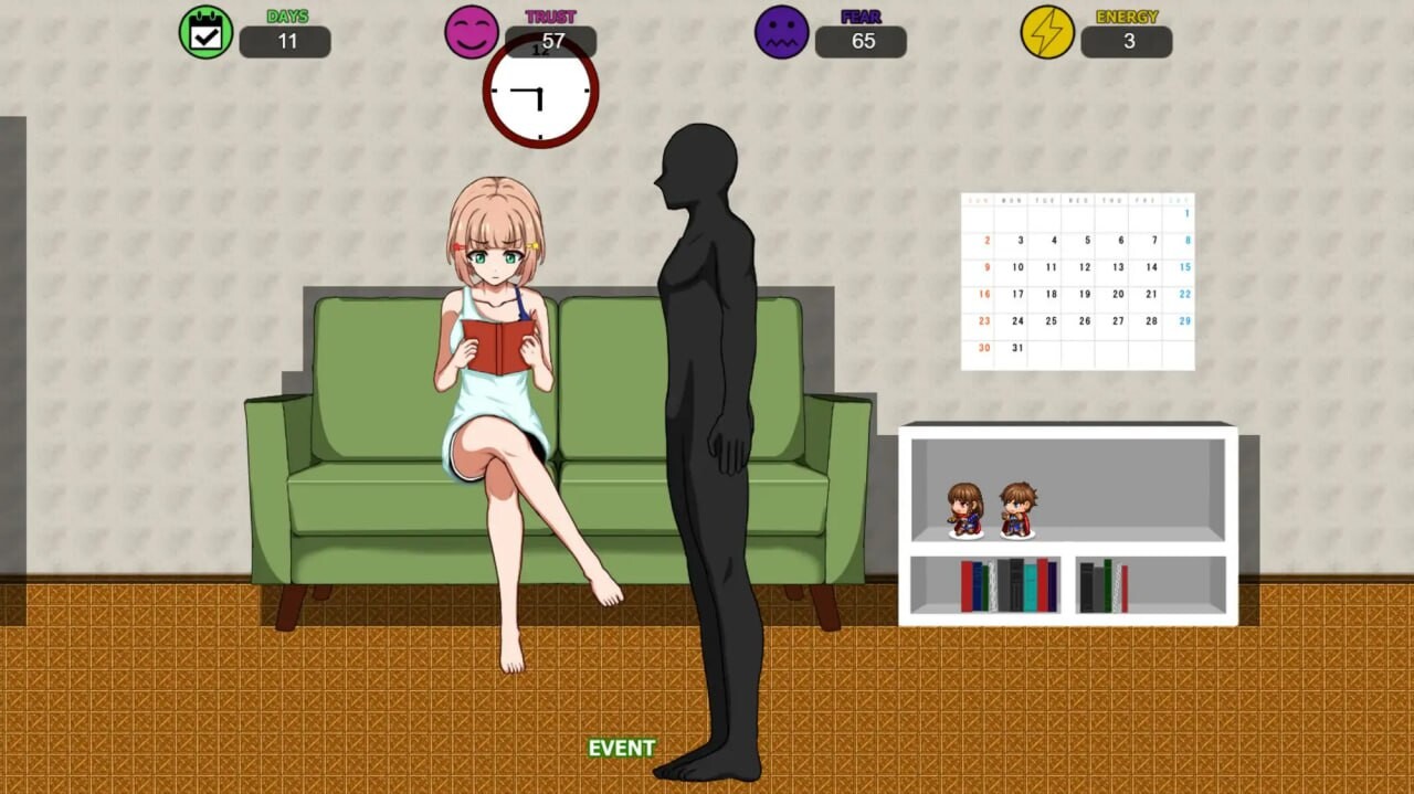 新作[互动SLG/像素动态] 失忆少女 Girl with Amnesia AI汉化版 [1.20G]-爱玩ACG
