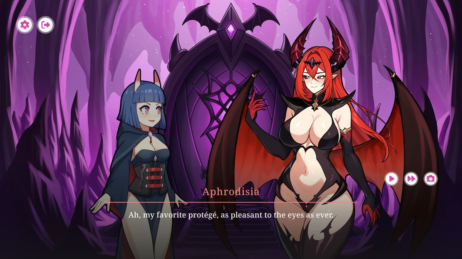 新作[亚洲风SLG/隐秘/欲望] 阿芙萝狄西亚的魅魔：阿可的初吻 Succubus of Aphrodisia: Ako’s First Embrace 官方中文步兵版 [3.0G]-爱玩ACG