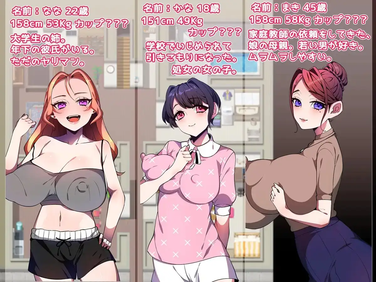 图片[1]-新作[拨作RPG/巨乳/爆乳] 家庭教师成为家人。 家庭教師が家族になる。  内嵌AI汉化版+作弊码 [PC+安卓760M]-爱玩ACG