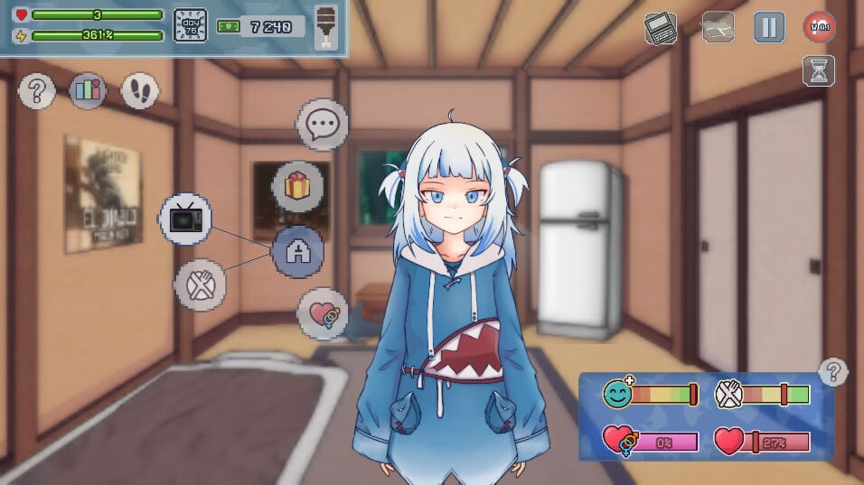 新作[探索SLG/2D/萝莉] 鲨影潮生：岛屿秘辛 Shiftide Sharki v0.1  AI汉化版 [PC+安卓1.40G]-爱玩ACG