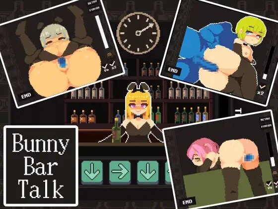 新作[日式SLG/兔女郎/像素动态] 兔女郎酒吧闲聊 BunnyBarTalk 官中步兵版 [290M]-爱玩ACG