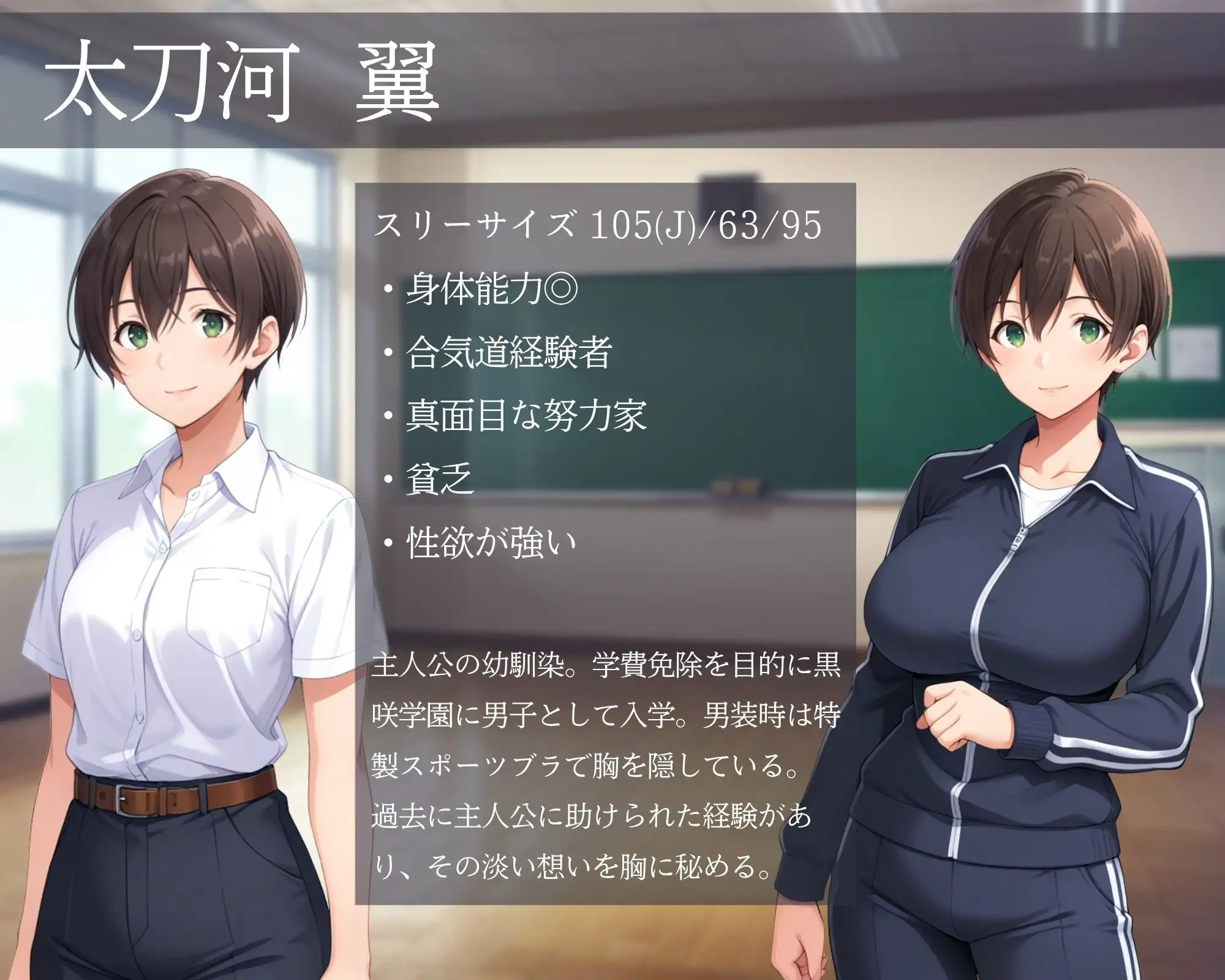 图片[1]-新作[日式SLG/NTR/雌堕/校园] 雌堕NTR男生宿舍 ～入读男校的女装少女～ メスバレNTR男子寮 ～男子校に入学した男装女子～ v1.02 官中版 [770M]-爱玩ACG