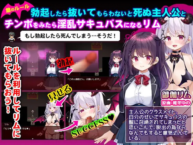 图片[2]-新作[爆款RPG/魅魔] 萝莉魅魔洋馆 ロリサキュバスの館 072官方中文步兵版+全回想存档 [900M]-爱玩ACG