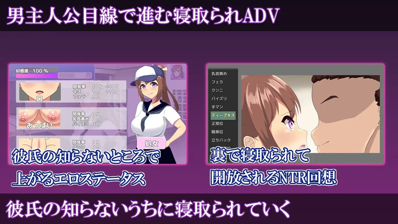 图片[1]-新汉化[冒险SLG/被NTR/乳交] 网络管理 ~被监督NTR的女经理的女友~ ネトマネ～監督に寝取られる女子マネの彼女~ v1.0.1 AI汉化版+特典+自带全回想 [260M]-爱玩ACG