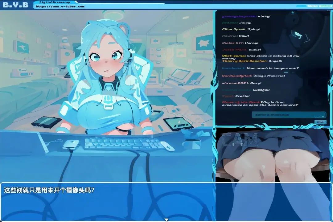 图片[1]-新汉化[地牢RPG] V-TUBER(虚拟主播) v0.5  内嵌AI汉化版 [1.0G]-爱玩ACG