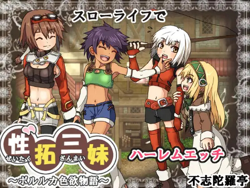 新汉化[探索RPG/像素动态] 性拓三妹~波尔鲁卡色欲物语~ 性拓三妹～ポルルカ色欲物語～ V1.1 AI汉化版 [670M]-爱玩ACG