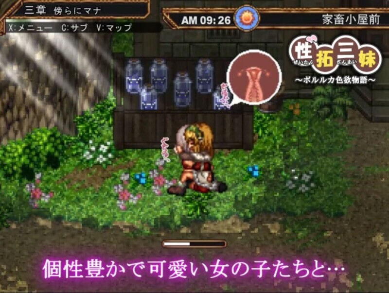 图片[2]-新汉化[探索RPG/像素动态] 性拓三妹~波尔鲁卡色欲物语~ 性拓三妹～ポルルカ色欲物語～ V1.1 AI汉化版 [670M]-爱玩ACG