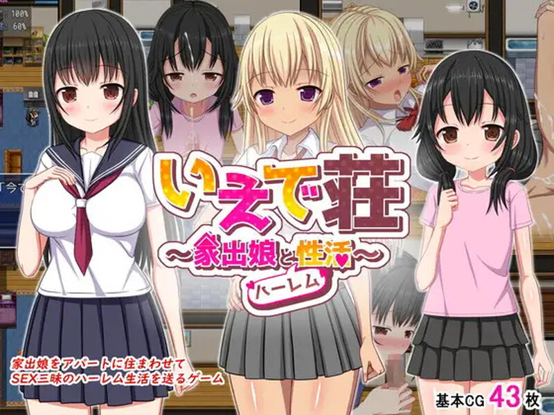 [日式RPG/官中] 梨佳庄～与离家出走女孩的后宫性生活～ いえで荘～家出娘とハーレム性活～ V1.2 官方中文版 [700M]-爱玩ACG