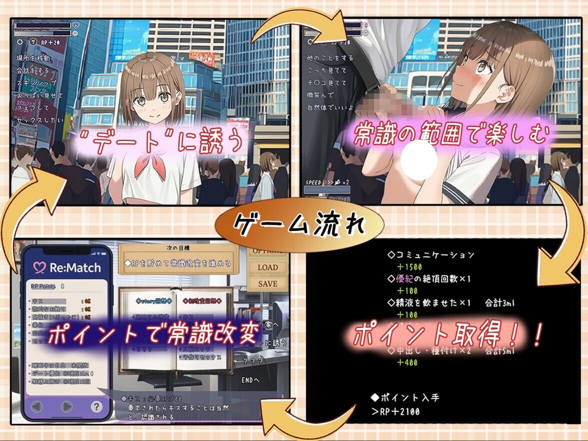 图片[2]-更新[互动RPG/模拟] 常识改变匹配～只属于两人的特别规则～ 常識改変マッチング～二人だけの特別ルール～ v1.0.4 AI汉化版 [1.90G]-爱玩ACG