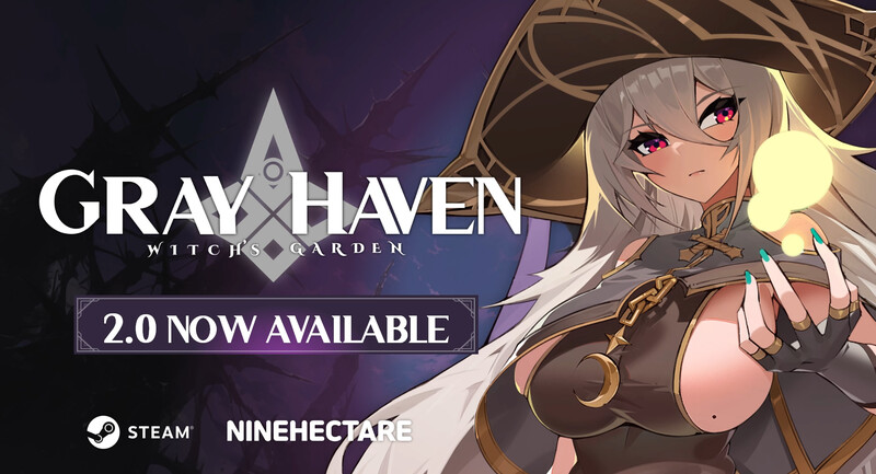 更新[动作ARPG/平面3D/全动态] 灰色乐园 Gray Haven : Witch’s Garden Ver4.1.0 官中版 [10.80G]-爱玩ACG