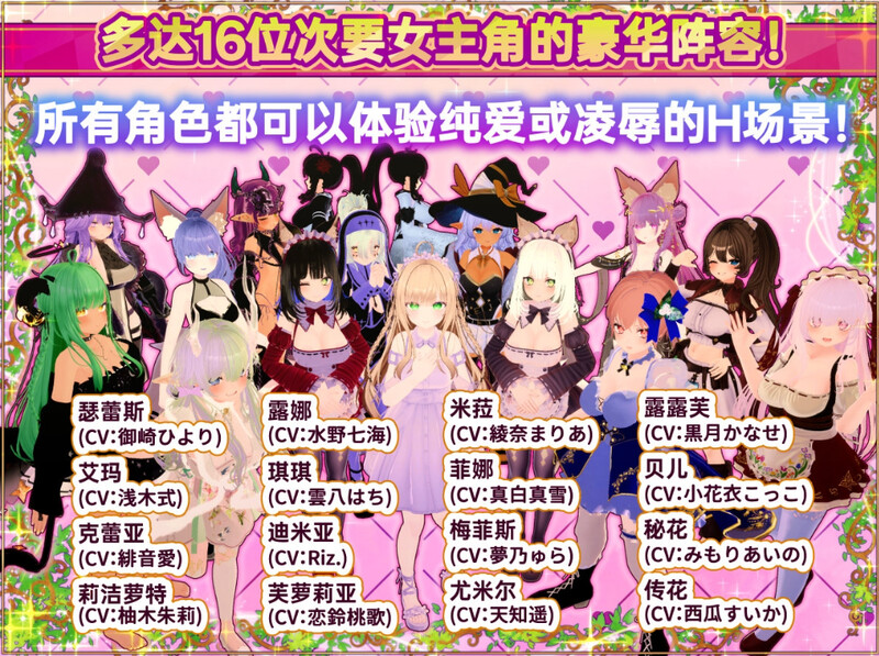 更新[爆款3D互动/开放世界/幻想后宫/全动态] 異世界樹的巫女~用魔法觸摸盡情做色色的事~ 異世界樹の巫女~魔法のチカラでおさわりHやりたい放題~ V1.5 官中版+DLC [6.40G]