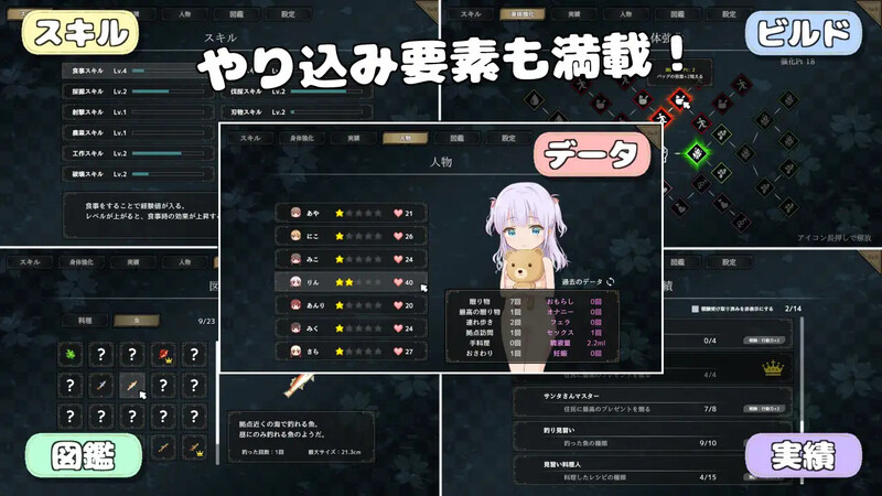 图片[4]-[沙盒SLG/后宫/新作/PC] 悠哉生存记～无人岛的全裸少女～ゆるゆるサバイバル ～全裸島の少女たち～v1.0.0 机翻汉化 [1G]-爱玩ACG