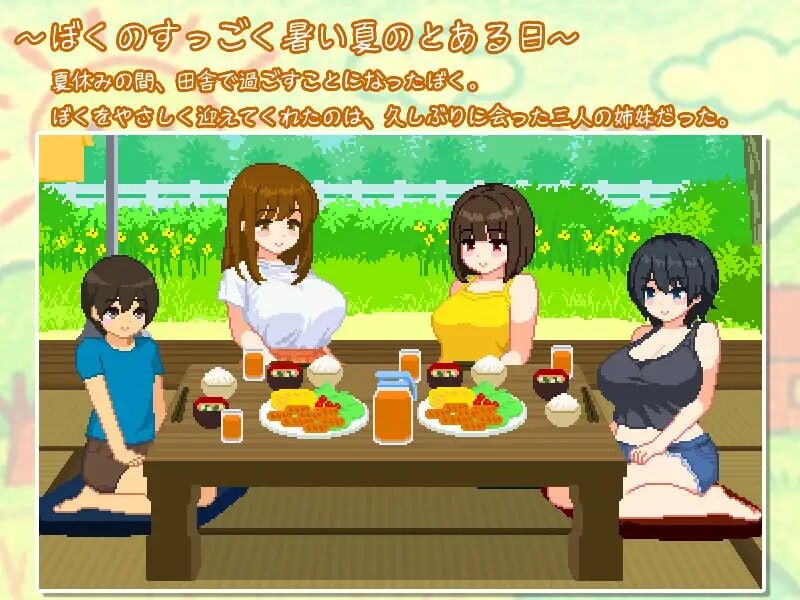 新作[日式SLG/像素动态] 与夏日姐姐们的甜蜜时光 ぼくと夏のおねえちゃん達 v1.0.2 Steam官中步兵版+全回想存档 [350M]-爱玩ACG