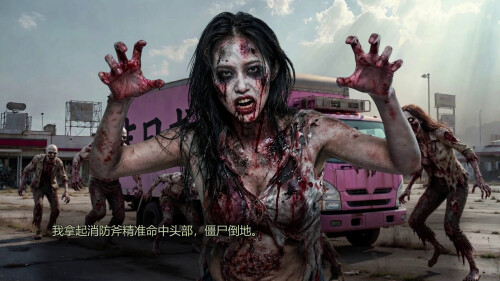 图片[1]-新作[日式SLG/动态] 美女，别影响我僵尸末日求生 Girl, Don’t Distract My Zombie Survival STEAM官中步兵版 [10.40G]-爱玩ACG