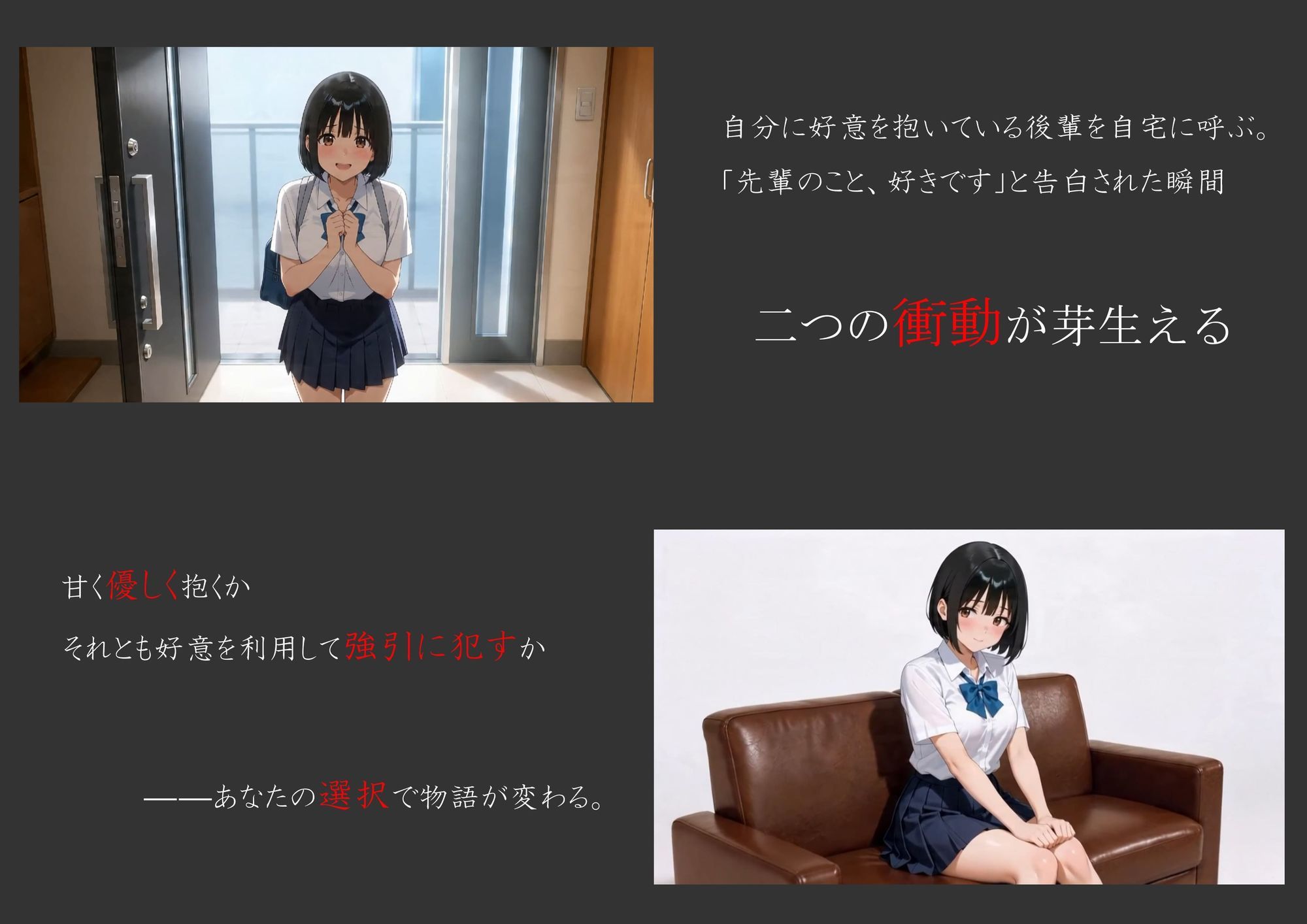俺のことが好きな後輩を自宅に呼んで犯してみた 画像1