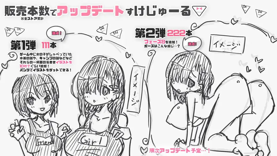 图片[2]-新作[日式SLG] 涂鸦微型打字游戏 落書きミニたいぴんぐゲーム 生肉版 [PC+安卓 1.80G]-爱玩ACG