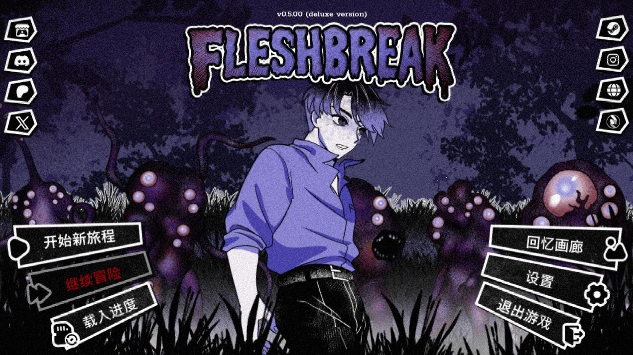 更新[日式恐怖SLG/动态] 血肉崩裂 Fleshbreak V0.5.00 Deluxe 官中步兵版 [290M]-爱玩ACG
