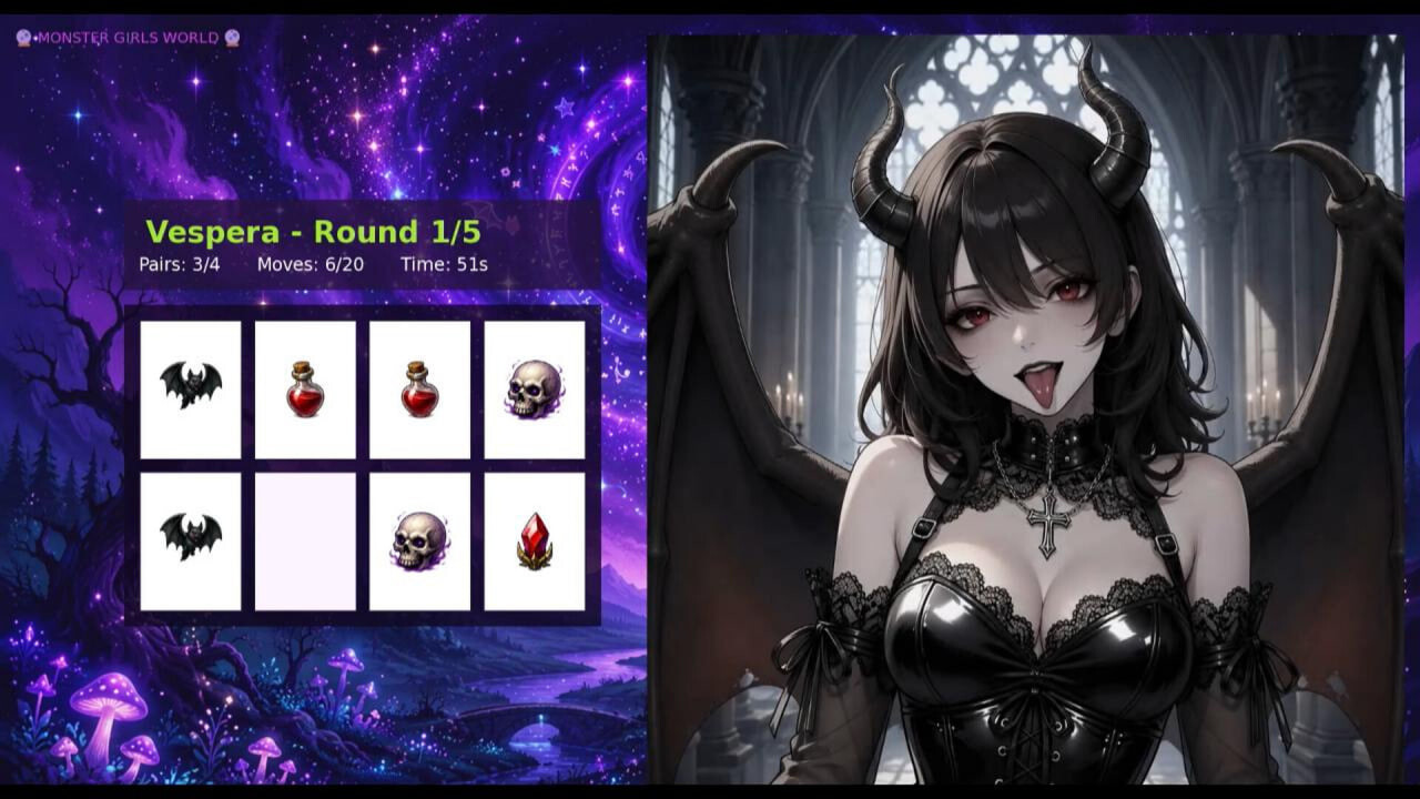 图片[2]-新作[日式SLG/动态] 脱衣记忆：魔物娘世界 Strip Memory Monster Girls World 官中步兵版 [2.10G]-爱玩ACG