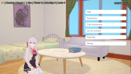 图片[1]-更新[日式SLG/动态] 与艾莉亚一起生活 Living with Alya v0.46 汉化版 [PC+安卓 2.0G]-爱玩ACG