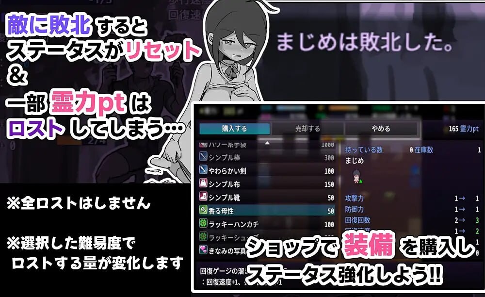 图片[6]-新作[日式RPG/调教堕落/动态] 退魔巫女真姬，出击！！ 退魔巫女まじめ、イきます!!【おっぱいローグライト/手描きアニメ】 内嵌AI汉化版+自带全回想 [PC+安卓 650M]-爱玩ACG