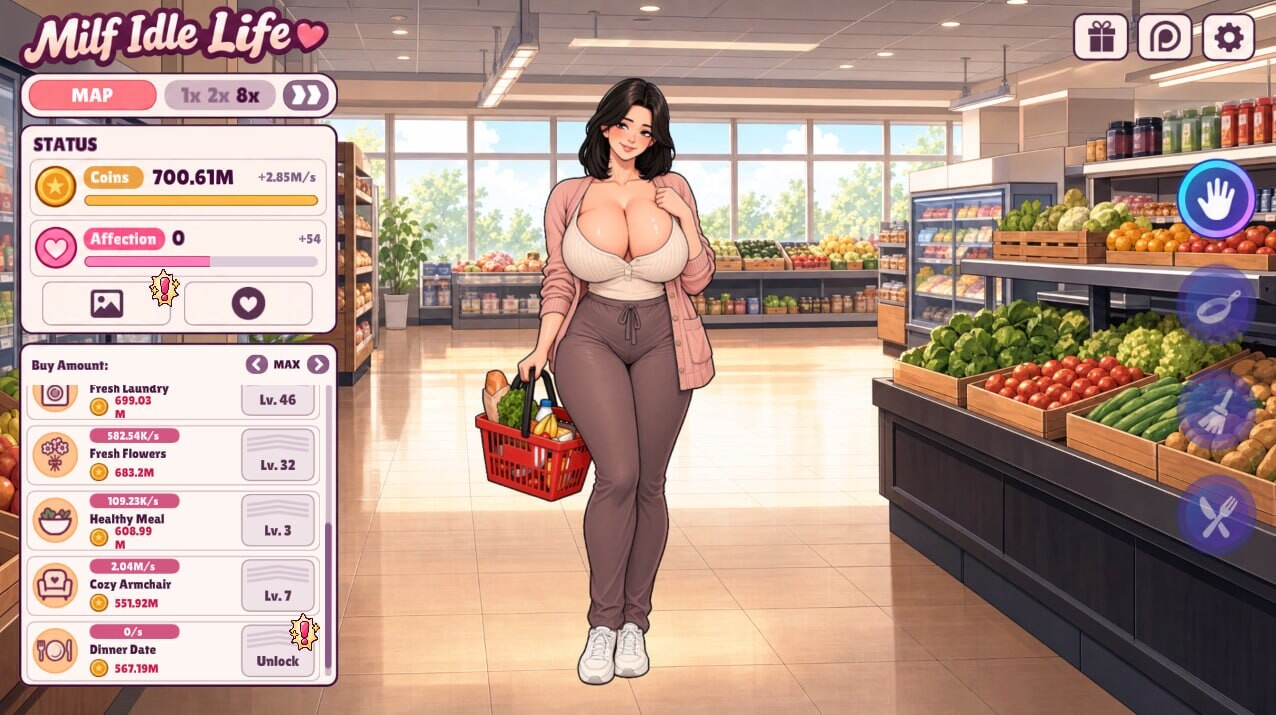 图片[2]-新作[欧美SLG/动态] 熟女放置生活 Milf Idle Life v0.10 官中步兵版 [3.80G]-爱玩ACG