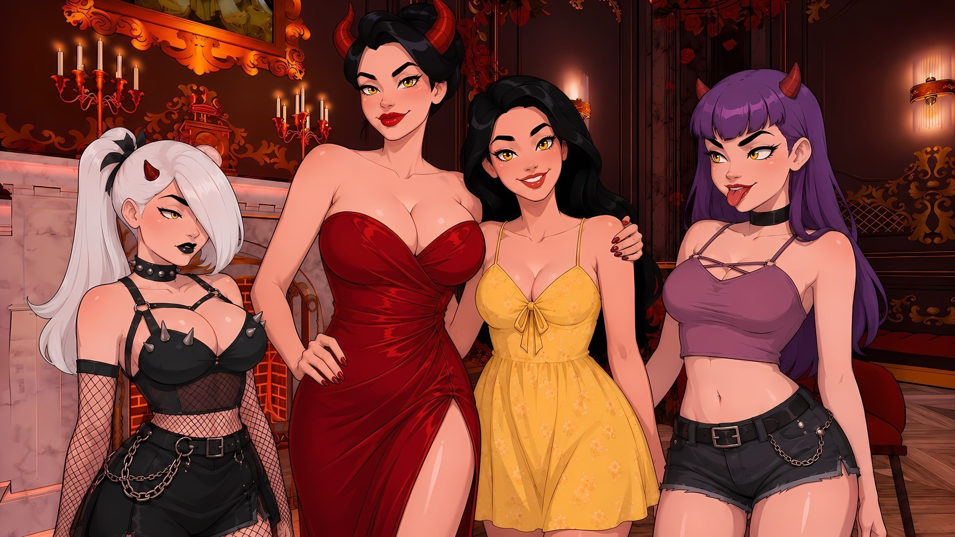 更新[日式SLG/动态] 地狱熟女 MILF from Hell v1.0 汉化版 [PC+安卓 4.70G]-爱玩ACG