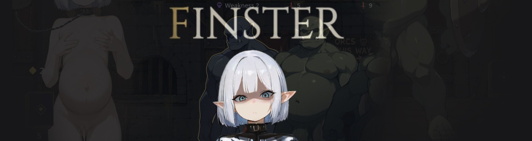 更新[日式SLG/动态] 暗黑 Finster v0.1.1 生肉步兵版 [400M]-爱玩ACG