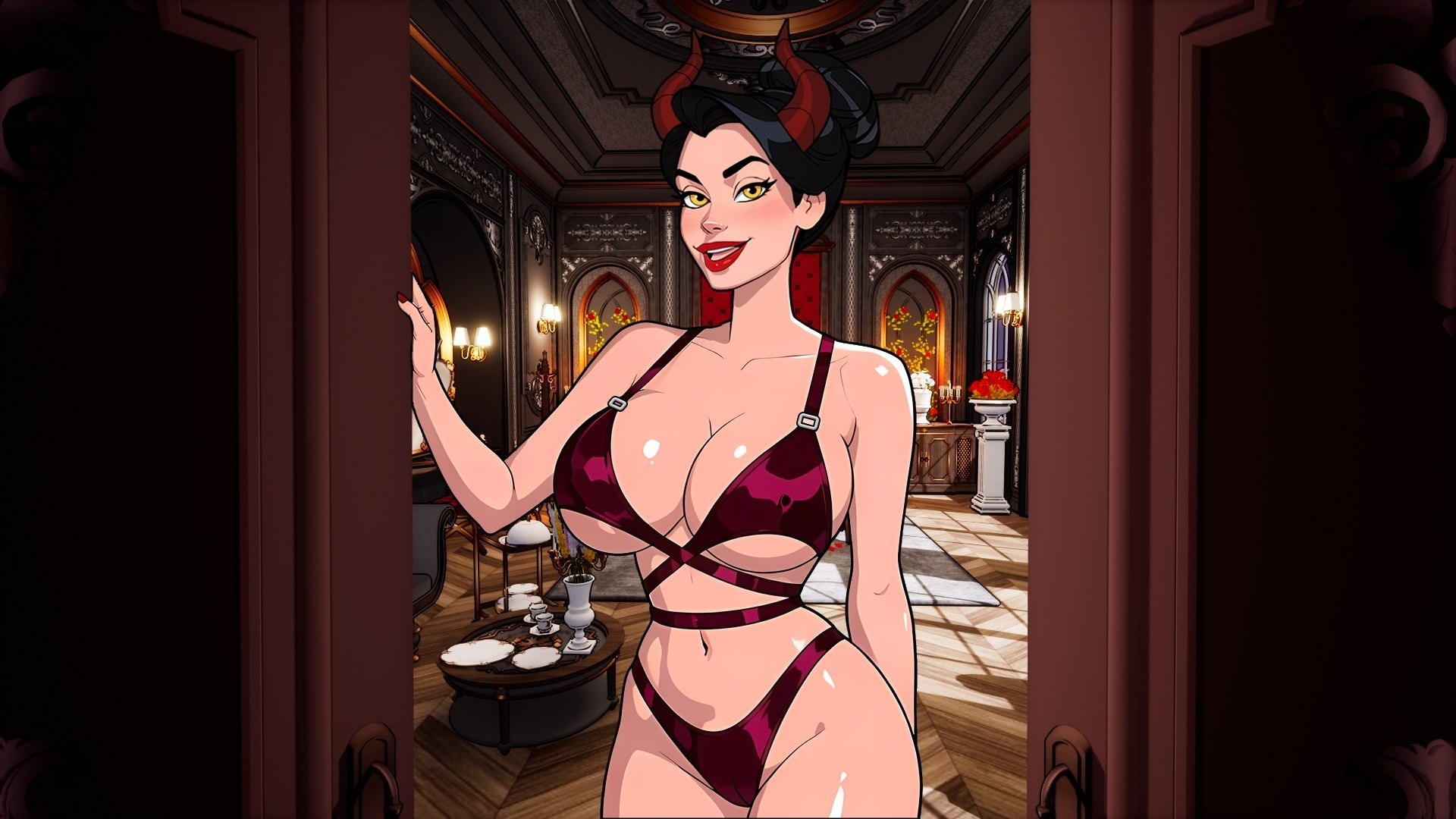 图片[2]-更新[欧美SLG/动态] 地狱熟女 MILF from Hell v0.3 汉化版 [PC+安卓 3.40G]-爱玩ACG