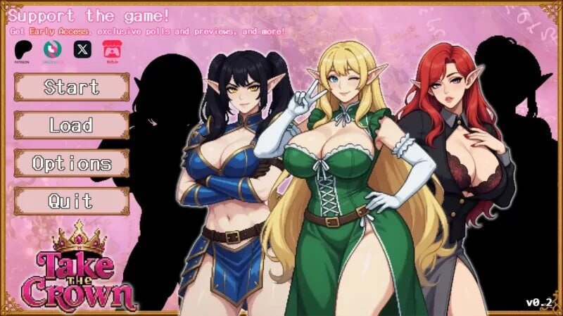 更新[欧美SLG/动态] 精灵少女夺冠记 Take the Crown v0.6 汉化版 [PC+安卓 4.70G]-爱玩ACG